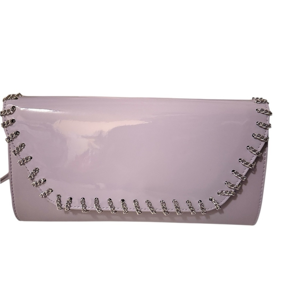 White House Black Market Purple Clutch.  new - Picture 6 of 13